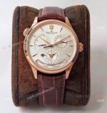 ZF Factory Swiss Replica Jaeger-leCoultre Master Geographic Rose Gold Watch